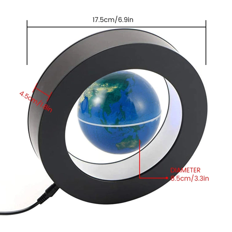 Globe Flottant Lumineux en lévitation